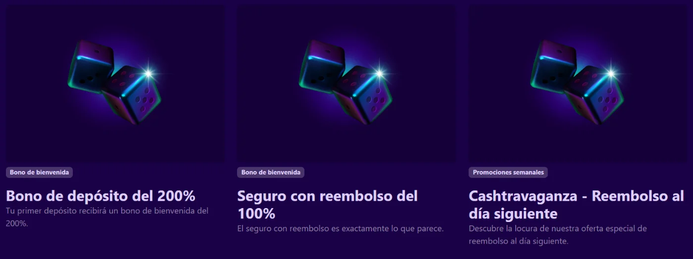 Bonos y promociones de Paradise8 Casino con bono de depósito, reembolso y cashback